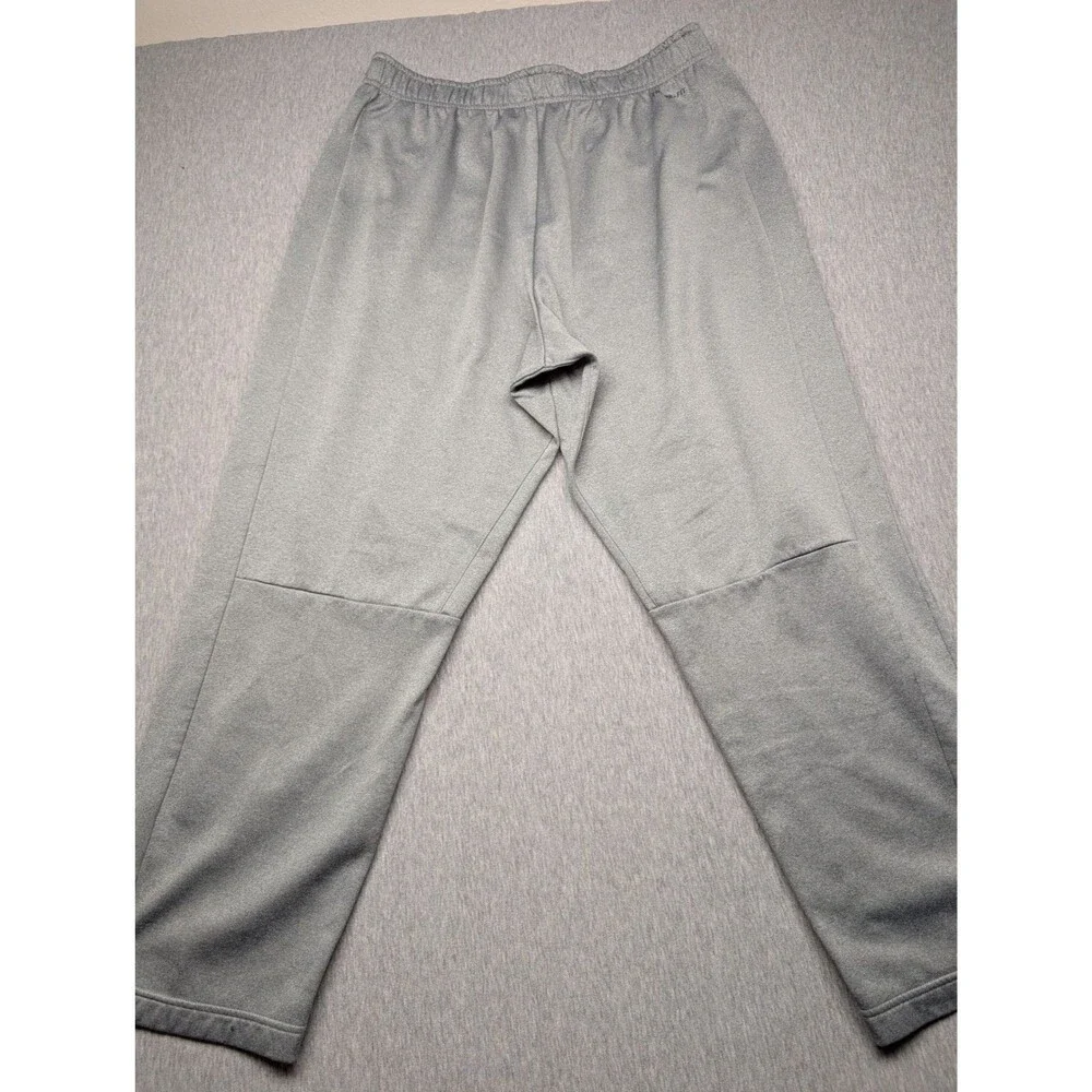 Nike Therma-FIT Grey Athletic Sweatpants  Elastic Waistband XL